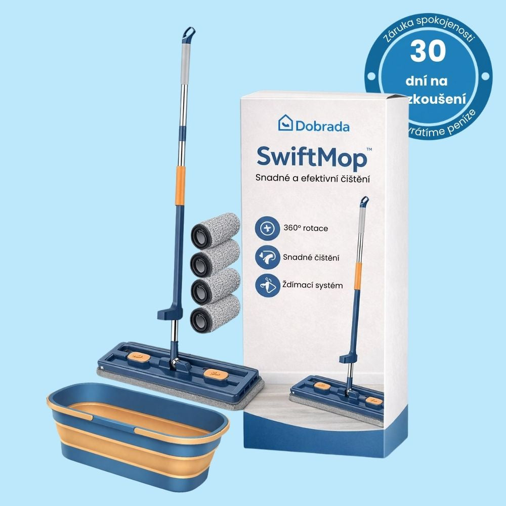 SwiftMop™ | Rotační mop s integrovaným ždímacím systémem