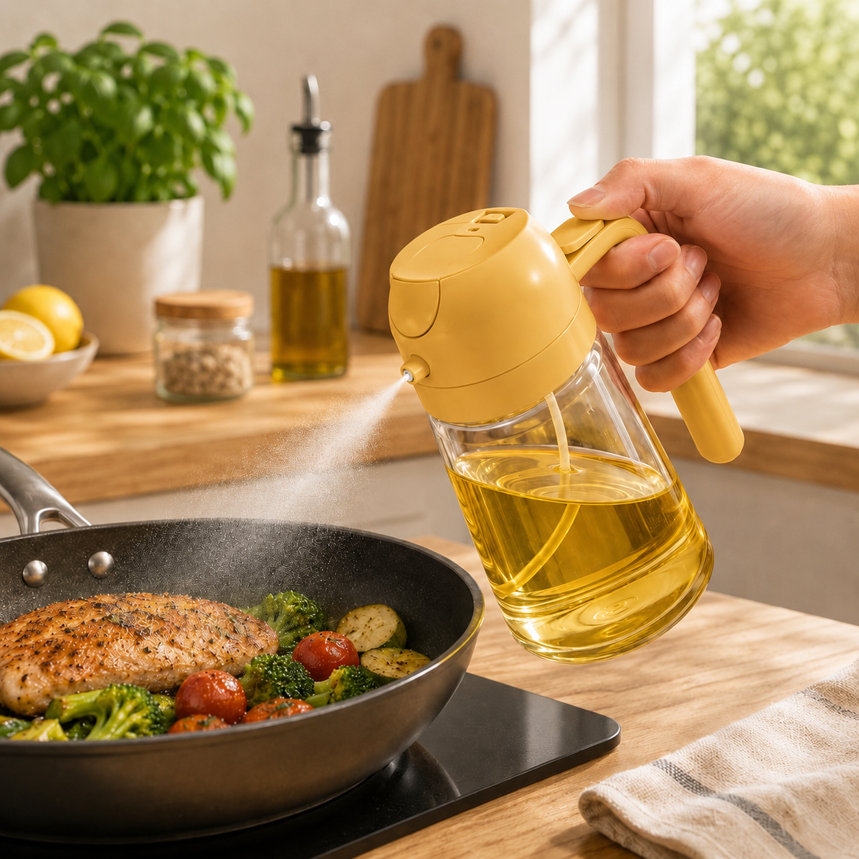 Cookmist™ - Kuchyňský 2v1 Sprej na Olej