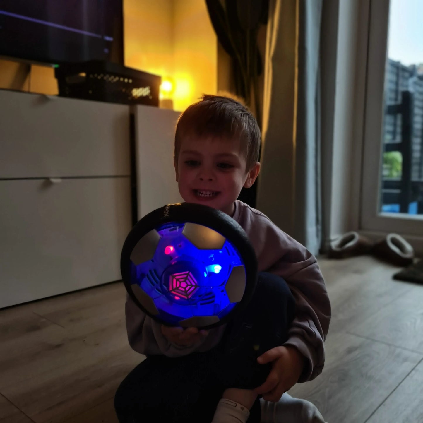 Dobrada™ – LED Hoverfotbalový míč pro děti - 1 + 1 zdarma