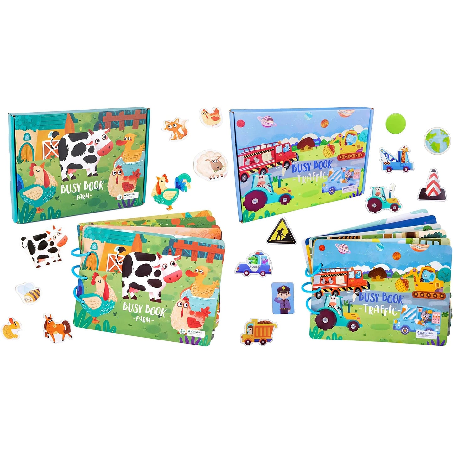 Busy Book (Aktivita kniha) - Smyslové vzdělávací hračky pro malé děti