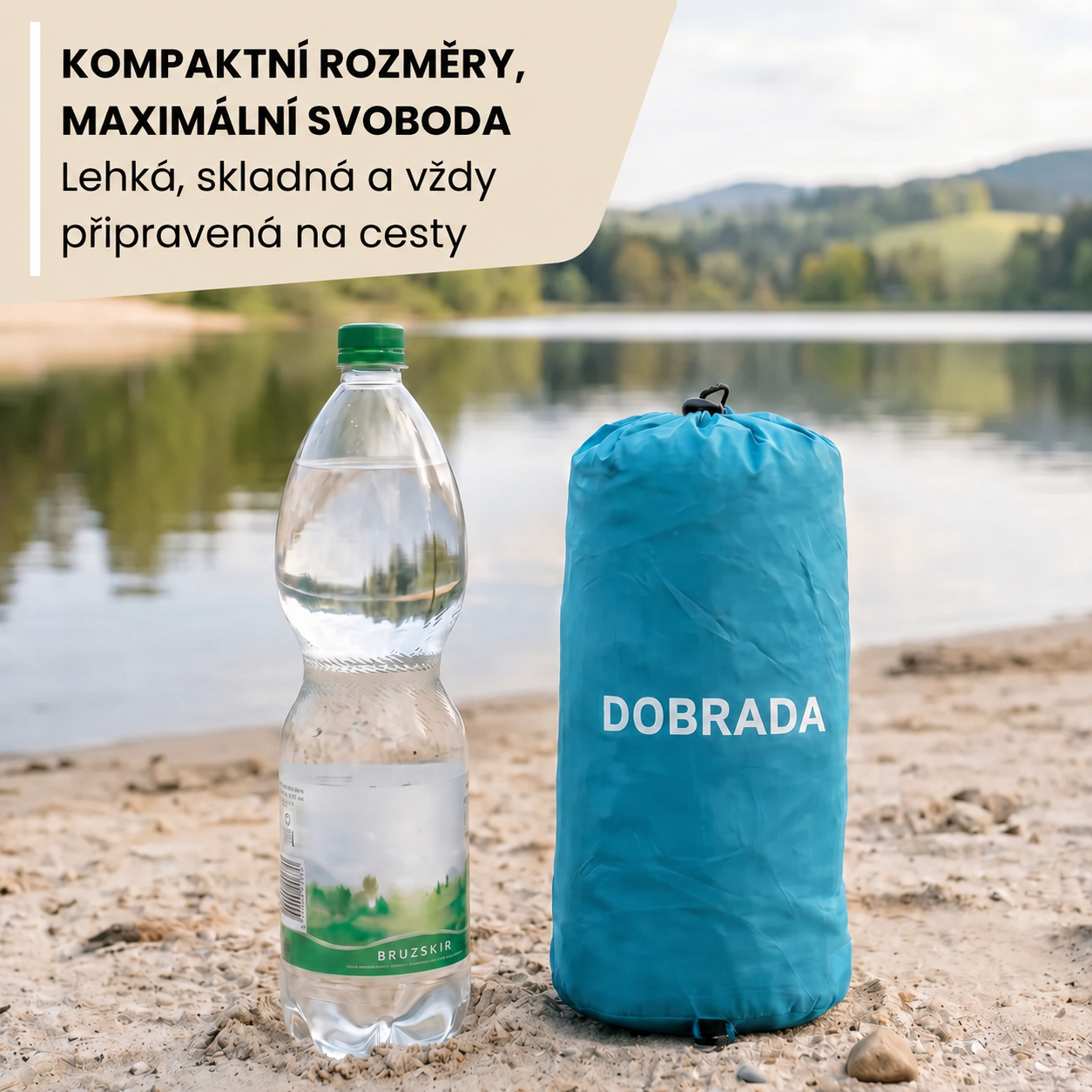 Kompaktní a ultralehká karimatka zajistí pohodlí na cestách