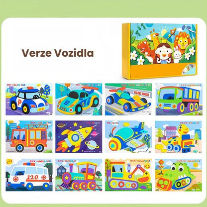 DIY 3D EVA kreativní samolepky pro děti