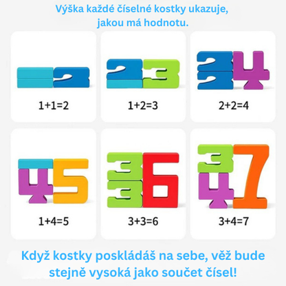 Dobrada™ Stack & Count - Vzdělávací hra pro děti