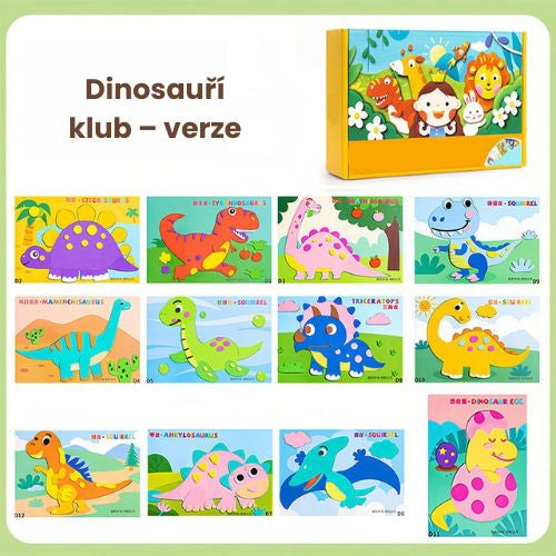 DIY 3D EVA kreativní samolepky pro děti