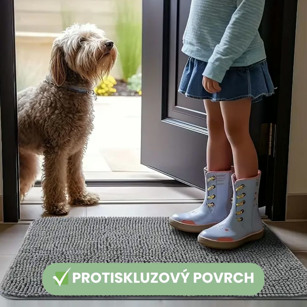 Super savá rohožka na psí tlapky