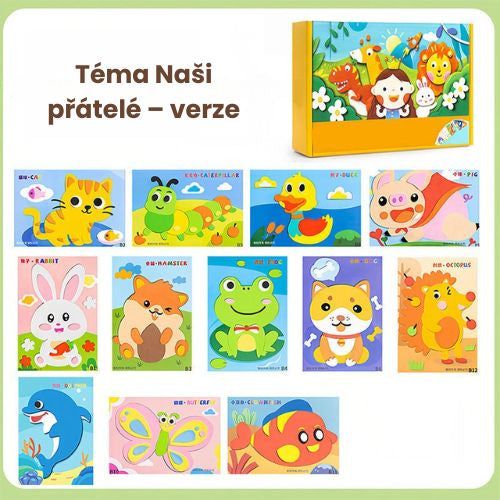 DIY 3D EVA kreativní samolepky pro děti