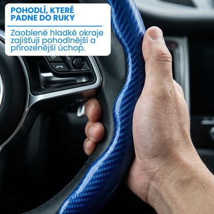 GripDrive™ – Protiskluzový potah na volant z PU kůže