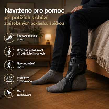 AFO ortéza na padání špičky