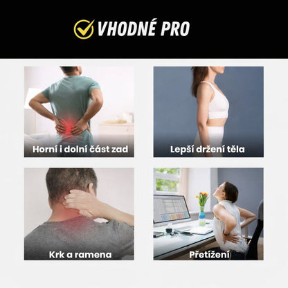 Nastavitelná zádová ortéza – Pro správné držení těla a úlevu od bolesti