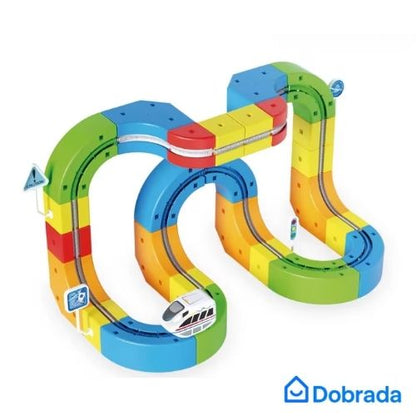 Rychlobloky™ – 3D stavebnice vláčků – hračky STEM