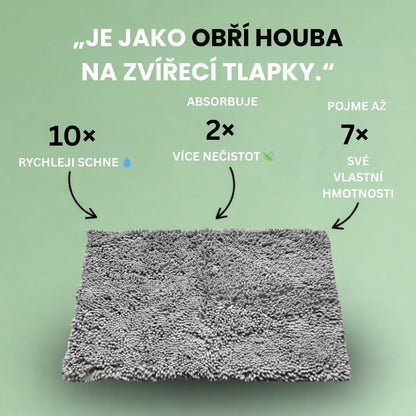 Super savá rohožka na psí tlapky