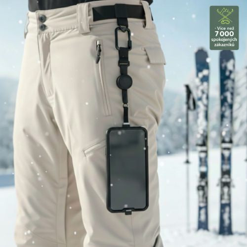 SlopeSafe™ - Bezpečnostní lanko na telefon pro zimní sporty