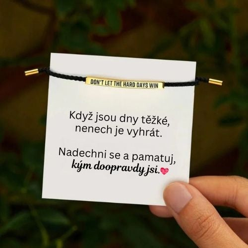 Vnitřní síla™ | Motivační náramek pro sebevědomí a sílu