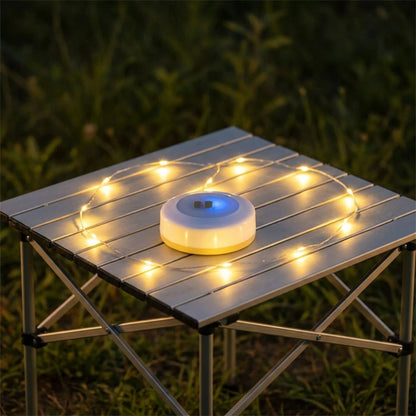 CampGlow™ - Kempingové světlo 2v1 se světelným řetězem