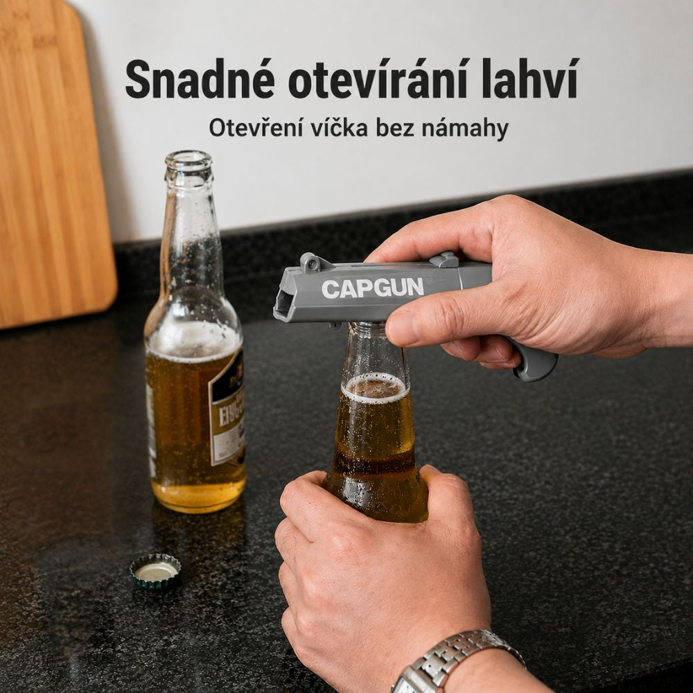 Originální a zábavný otvírák na lahve na oslavy a grilování