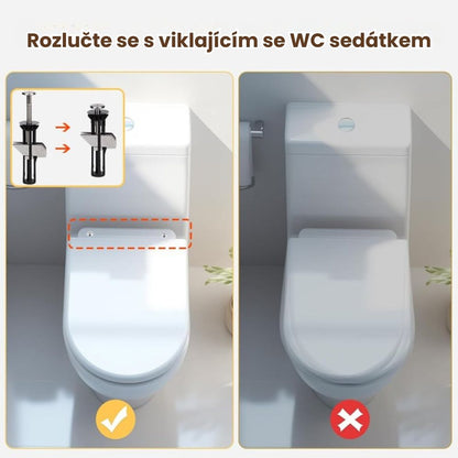 ToiletBolt™ 1+1 sada zdarma pevná upevňovací sada pro WC sedátko