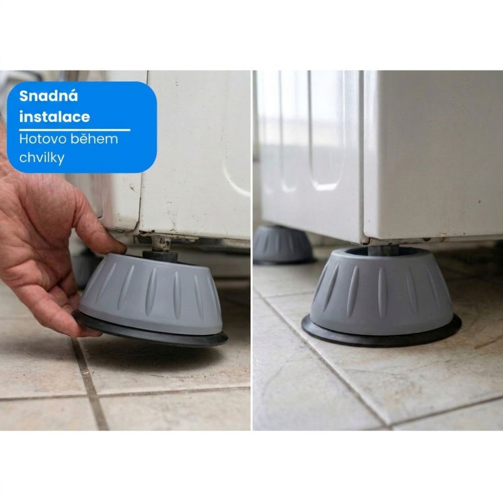 SilentSpin™ - Antivibrační podložky pod pračku a sušičku