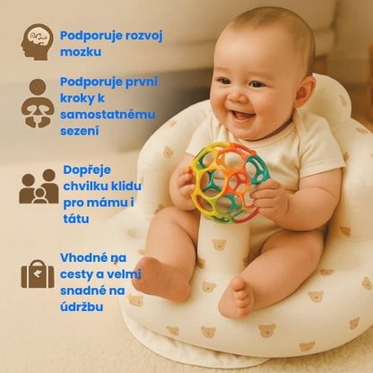 MedvídkovéKřesílko™ - Nafukovací podpůrné křesílko pro miminka