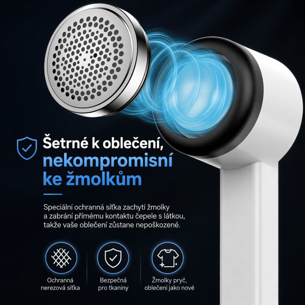 Elektrický odstraňovač žmolků