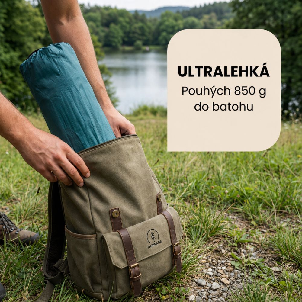 Kompaktní a ultralehká karimatka zajistí pohodlí na cestách