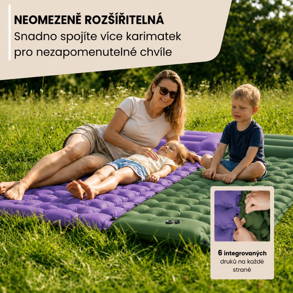 Kompaktní a ultralehká karimatka zajistí pohodlí na cestách