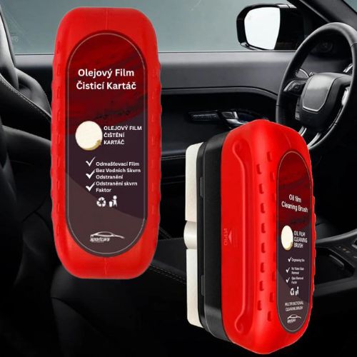 PovlakováníSkel | Roztok na olejový film na autoskla + aplikační štětec