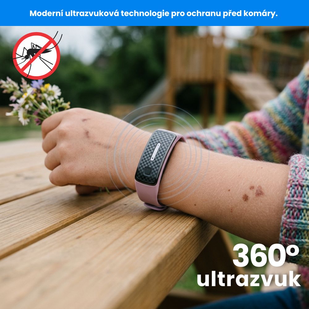 MosquiGuard™ - Náramek proti komárům