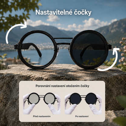 UrbanShade™ | Nastavitelné sluneční brýle s černými skly