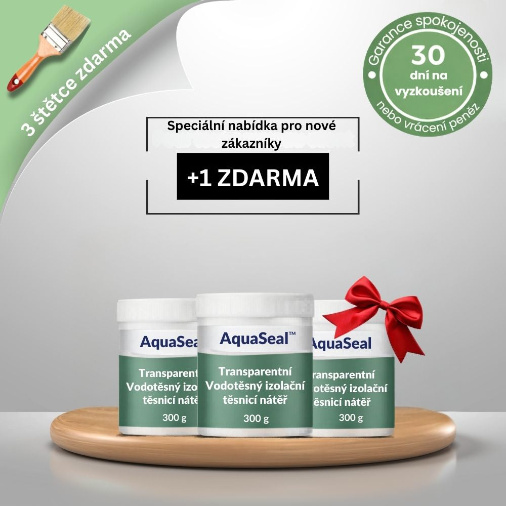 AquaSeal™ - Neviditelná ochrana proti vlhkosti a zatékání