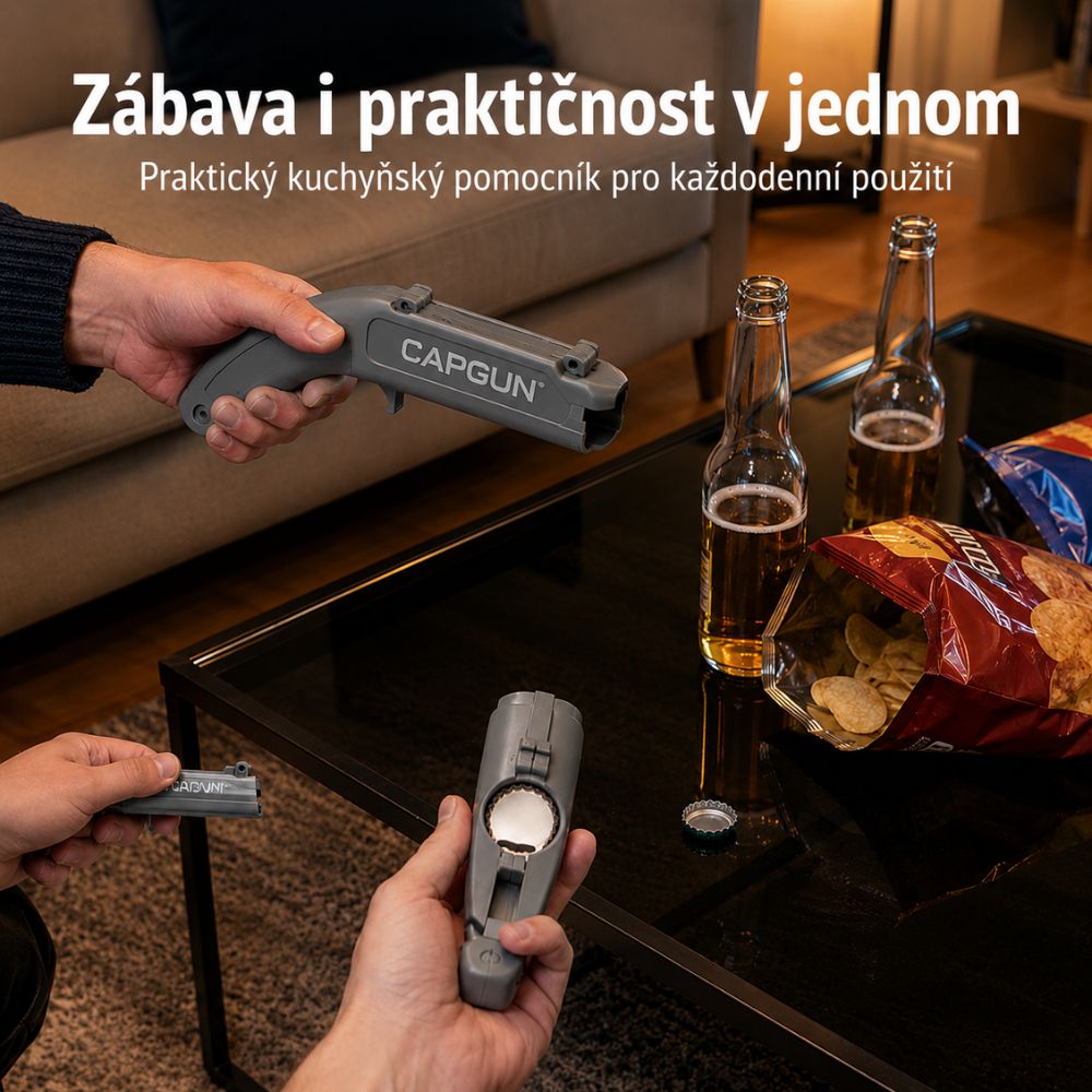 Originální a zábavný otvírák na lahve na oslavy a grilování
