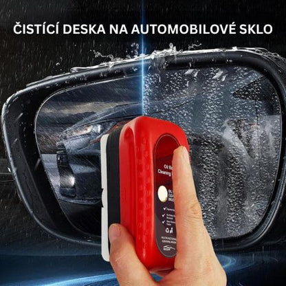PovlakováníSkel | Roztok na olejový film na autoskla + aplikační štětec