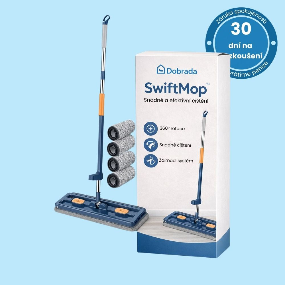 SwiftMop™ | Rotační mop s integrovaným ždímacím systémem