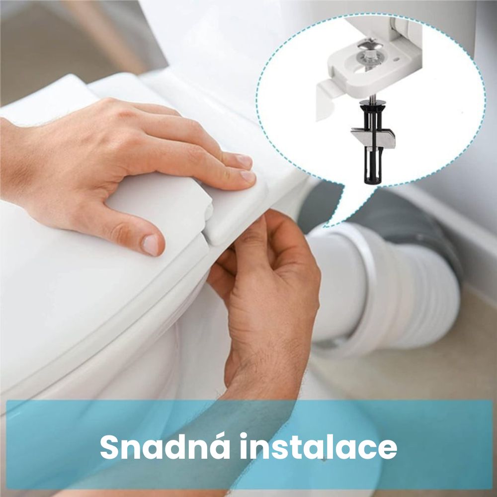 ToiletBolt™ 1+1 sada zdarma pevná upevňovací sada pro WC sedátko