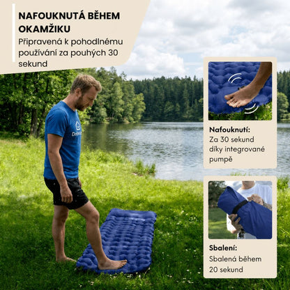 Kompaktní a ultralehká karimatka zajistí pohodlí na cestách