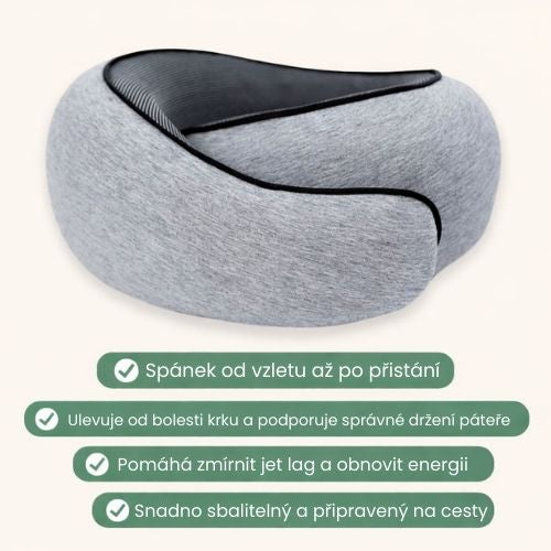 CloudRest™ - Cestovní polštář z paměťové pěny