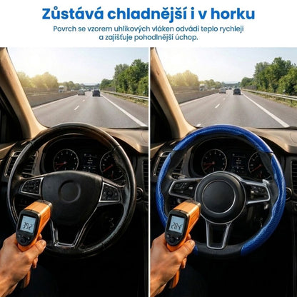 GripDrive™ – Protiskluzový potah na volant z PU kůže