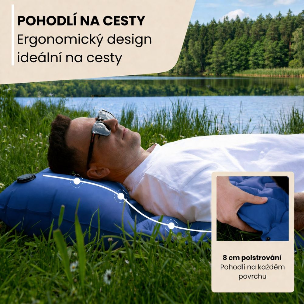 Kompaktní a ultralehká karimatka zajistí pohodlí na cestách