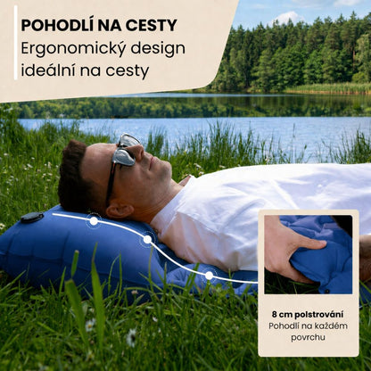 Kompaktní a ultralehká karimatka zajistí pohodlí na cestách