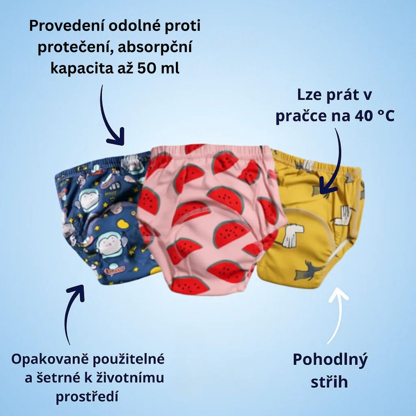 Plenky pro učení na nočník – snadné učení na nočník