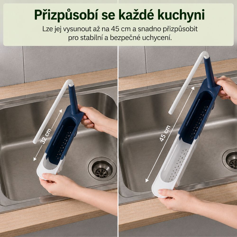 SinkMate™ – Chytrý organizér pro váš dřez