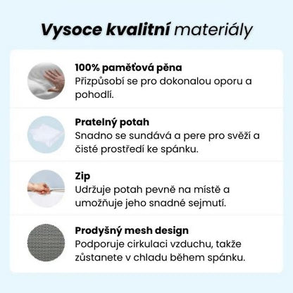 DreamRest™ – Polštář pro zdravý spánek