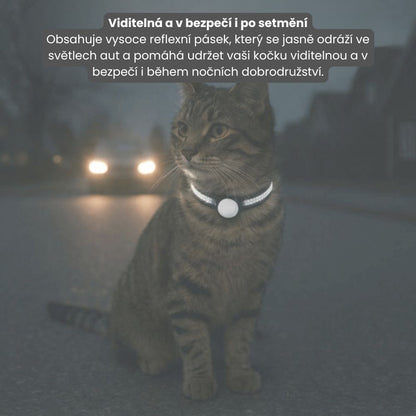 Obojek pro sledování kočky