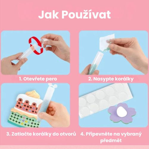 Kouzelná Korálková Malba – DIY sada pro děti