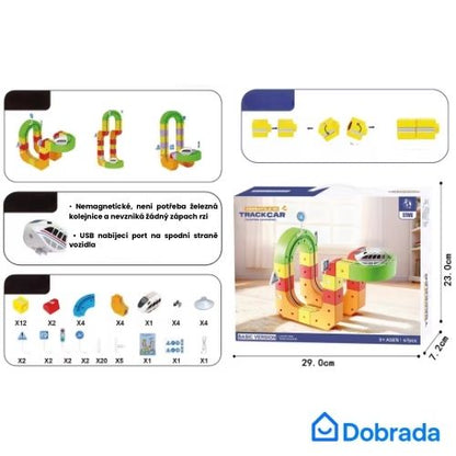 Rychlobloky™ – 3D stavebnice vláčků – hračky STEM
