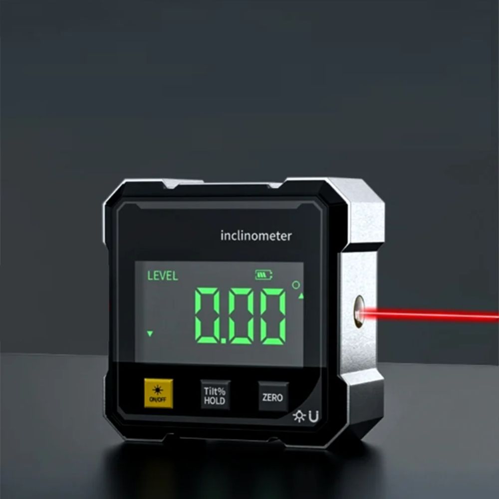 IncliTech™ Digitální magnetický úhloměr s bočním laserem a vysokou přesností