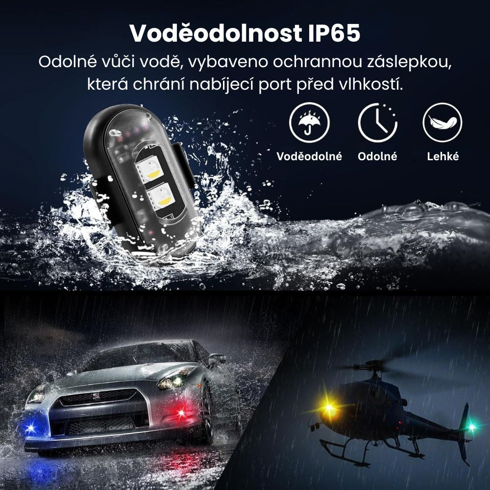 LED světla do auta s dálkovým ovládáním