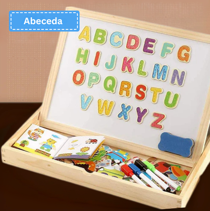 Magnetická oboustranná kreslící deska – zábava a vzdělávání pro děti