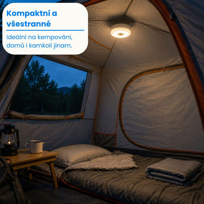 CampGlow™ - Kempingové světlo 2v1 se světelným řetězem