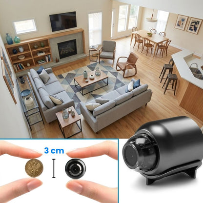Mini Wi-Fi bezpečnostní kamera 1080p s nočním viděním