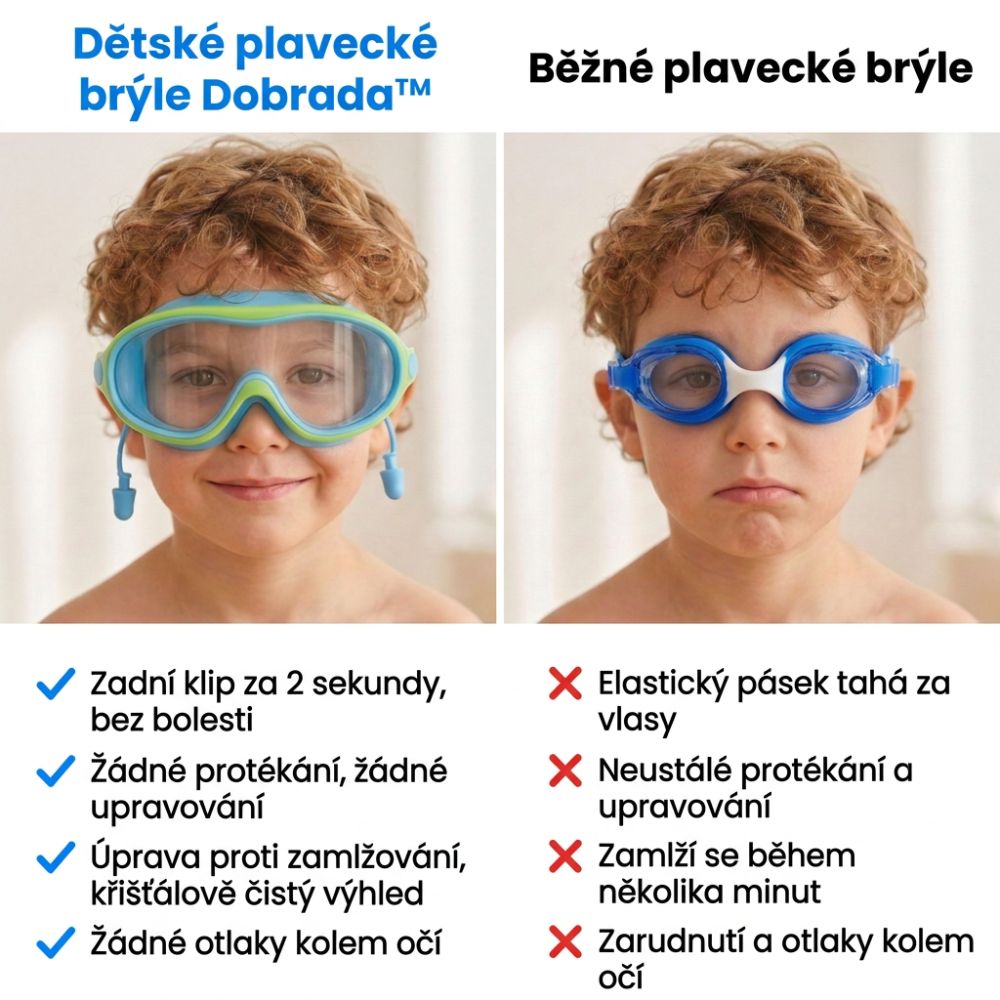 Dobrada™ Dětské plavecké brýle